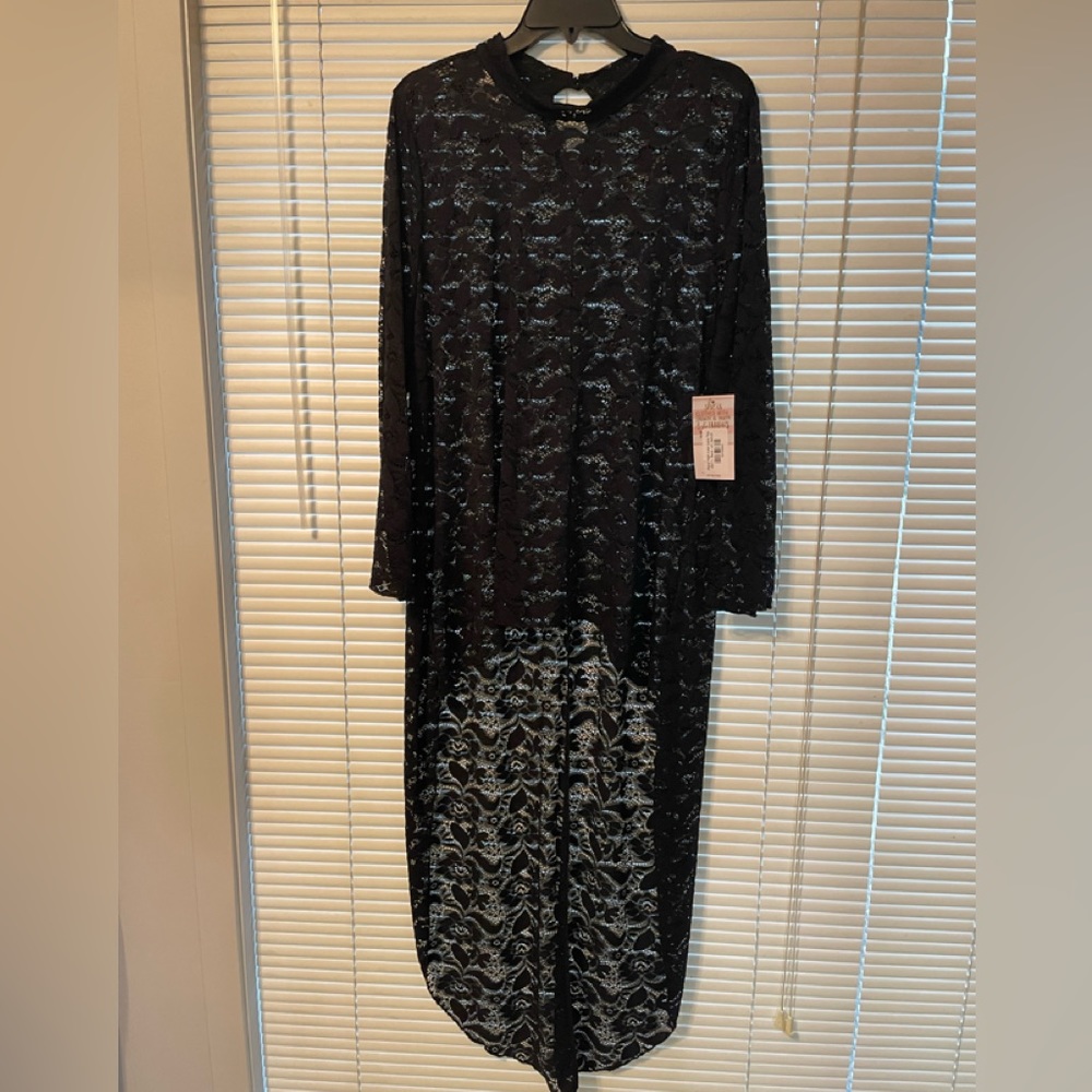 Zadie B’s Black lace high low top
